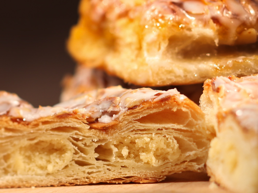 Süßes Gebäck und Teilchen