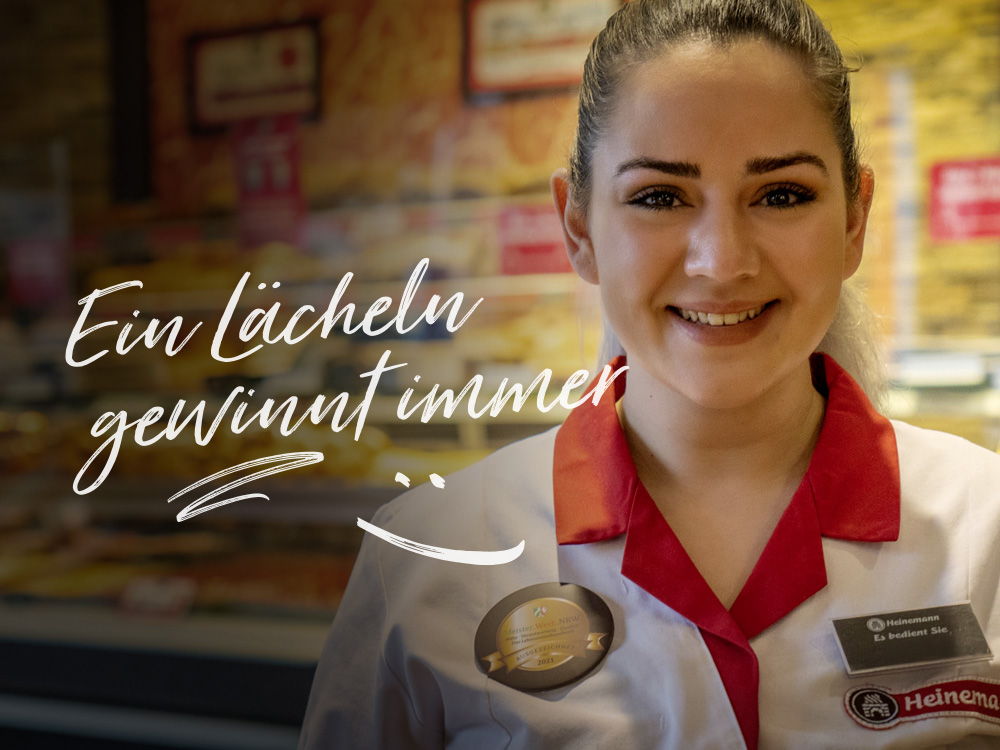 Verkauf in einer Filiale der Bäckerei Heinemann